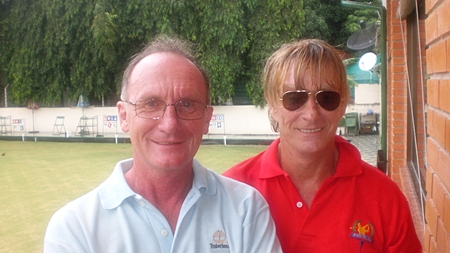 Ted Senior, left, winner at Khao Kheow and Jeff Bunn, right, winner at Emerald and Crystal Bay.